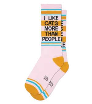 I Like Cats Socks from Gumball Poodle Super Elastic