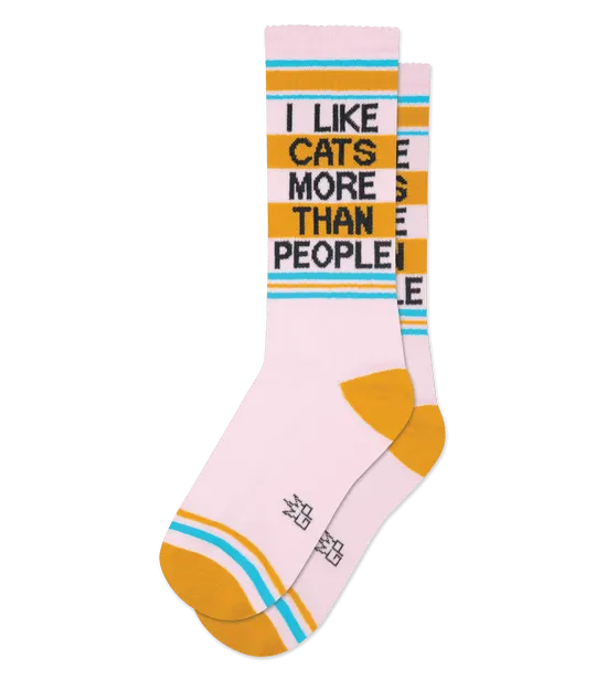 I Like Cats Socks from Gumball Poodle Super Elastic