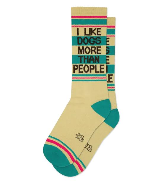 I Like Dogs Socks from Gumball Poodle Abrasion Proof