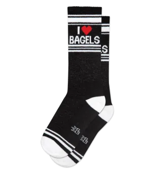 I Love Bagels Socks from Gumball Poodle Antibacterial Fresh