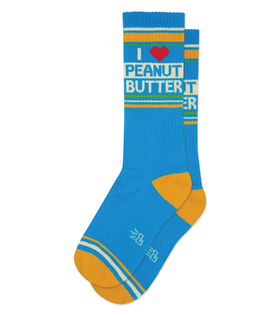 I Love Peanut Butter Socks from Gumball Poodle Various Style