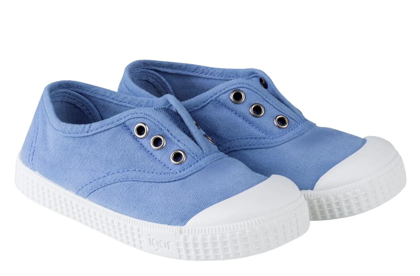 Igor Berri Laceless Canvas Shoes - Jeans dress down