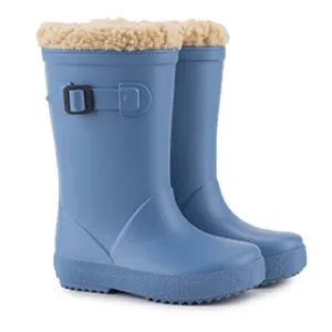 Igor Boy's & Girl's Euri Borreguito Lined Rain Boots, Azul deep step