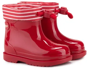 Igor Boy's and Girl's Bimbi Navy Rain Boots, Rojo zen mood