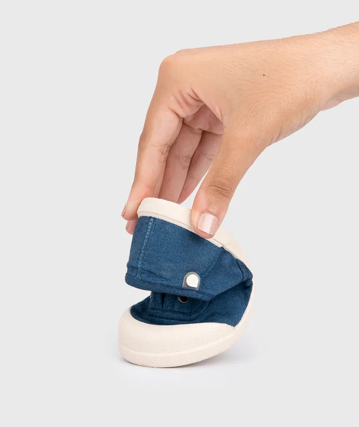 Igor Boy's And Girl's Lona Laceless Shoes - Marino sunny day