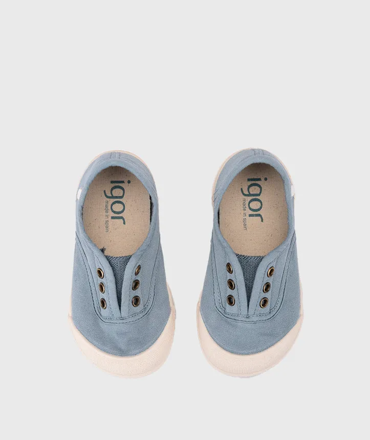 Igor Boy's And Girl's Lona Laceless Shoes - Oceano Chill Walk