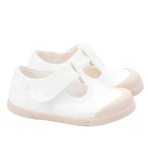 Igor Boy's And Girl's Lona Pepito Shoes - Blanco airport ease