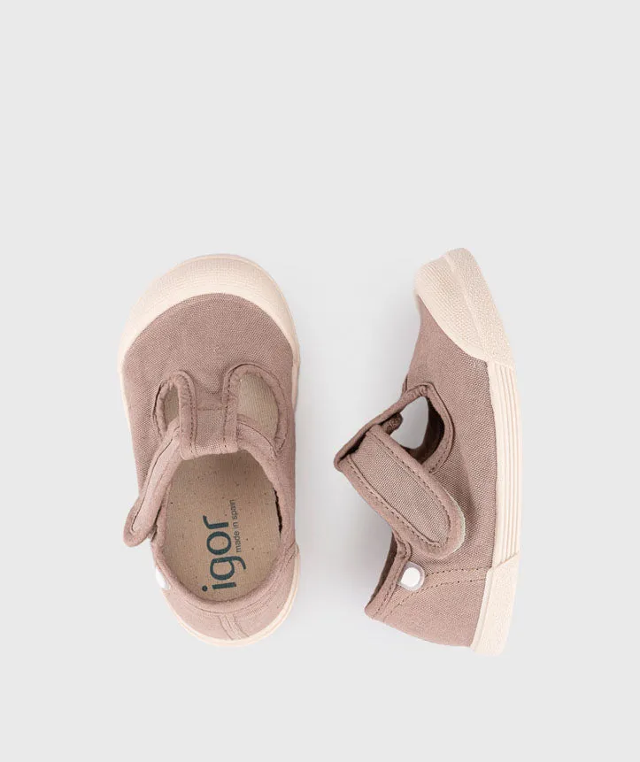 Igor Boy's and Girl's Lona Pepito Shoes, Cacao comfy ride