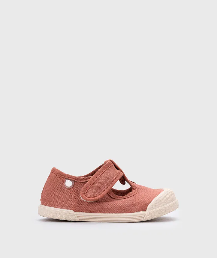 Igor Boy's and Girl's Lona Pepito Shoes, Terracota flexible fit
