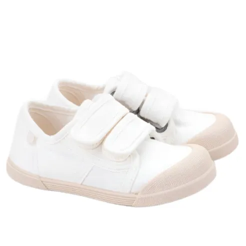 Igor Boy's and Girl's Lona V Shoes, Blanco metro style