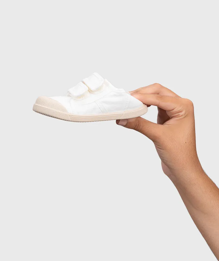 Igor Boy's and Girl's Lona V Shoes, Blanco low key
