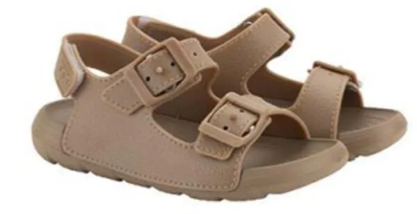 Igor Boy's and Girl's Maui MC Sandals, Taupe Effortless Fit
