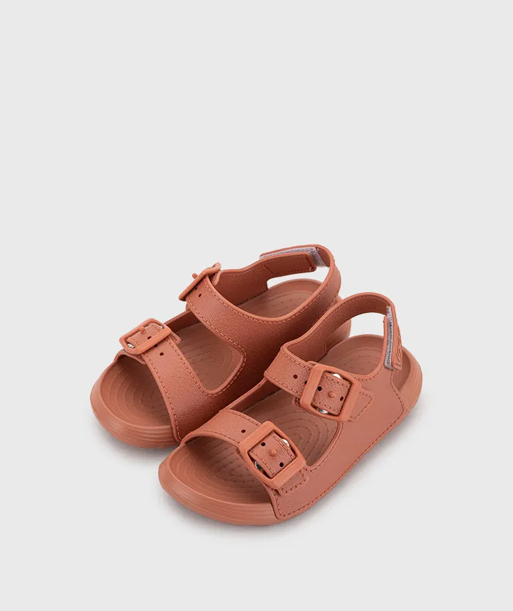 Igor Boy's and Girl's Maui MC Sandals, Terracota Soft Feel