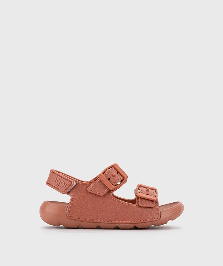 Igor Boy's and Girl's Maui MC Sandals, Terracota Daily Joy