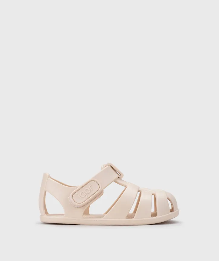 Igor Boy's And Girl's Nemo Solid Sandals - Marfil Daily Comfort