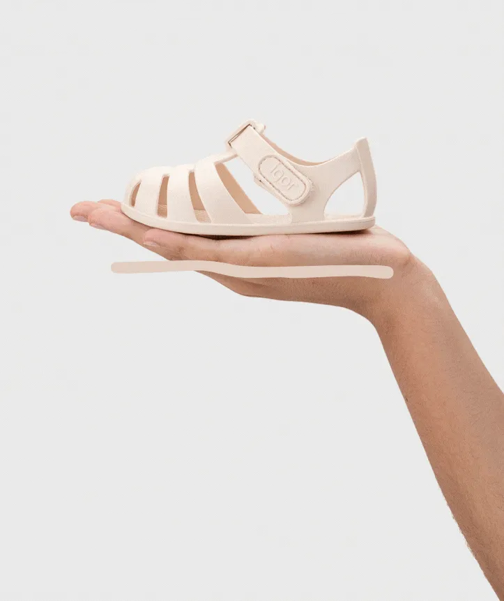Igor Boy's And Girl's Nemo Solid Sandals - Marfil Ocean Calm