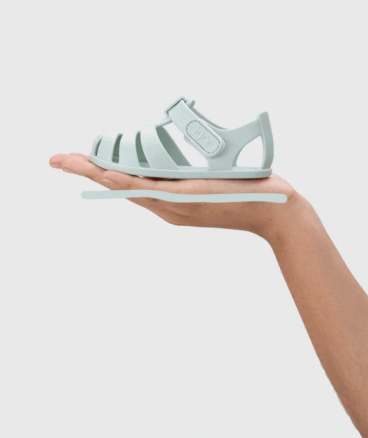 Igor Boy's And Girl's Nemo Solid Sandals - Menta Weekend Flow