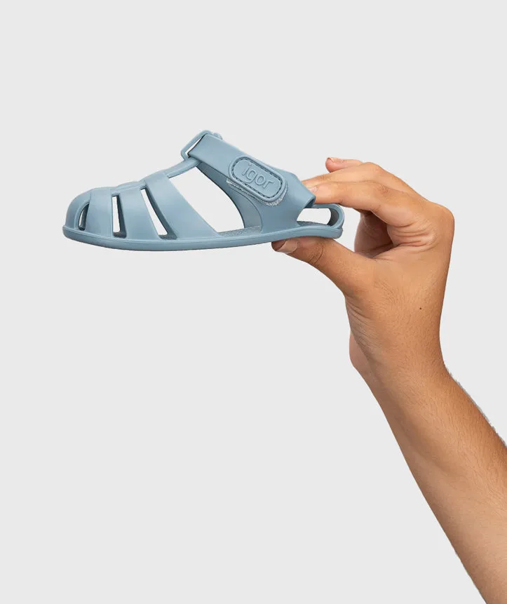 Igor Boy's and Girl's Nemo Solid Sandals, Oceano Beach Vibe