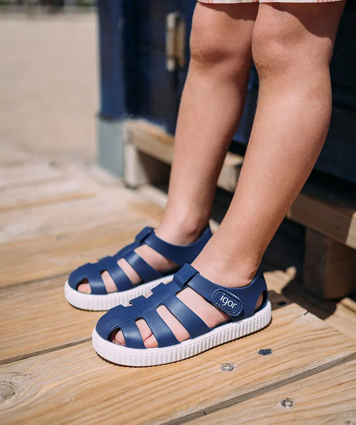 Igor Boy's and Girl's Nico Sandal - Marino Fresh Feet
