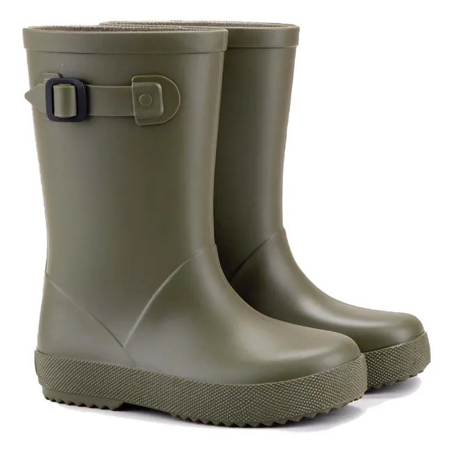 Igor Boy's and Girl's Splash Euri Rain Boots, Kaki coast ready