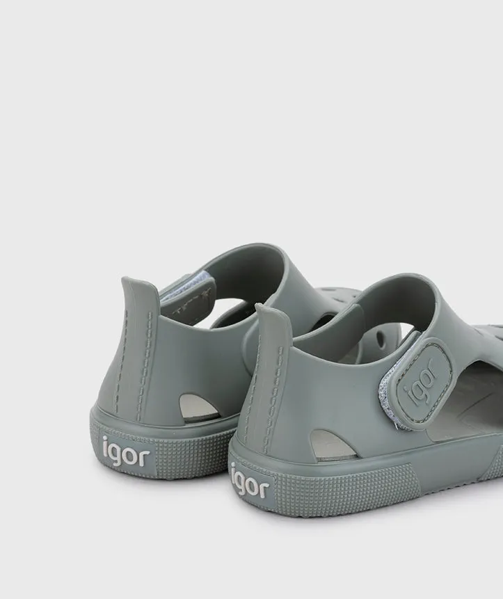Igor Boy's And Girl's Surfi Sandals - Verde Calm Steps