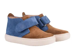 Igor Boy's and Girl's Tui Combi Chukka Boot (Leather Lining), Camel/Jeans cloud ride