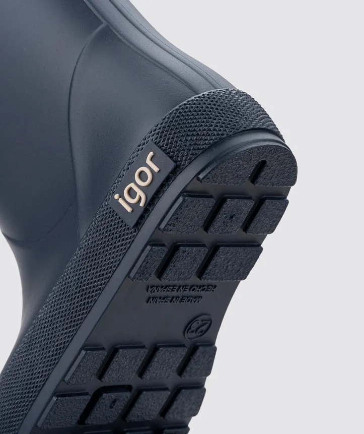 Igor Boy's and Girl's Yogi Borreguito Rain Boots - Marino modern utility