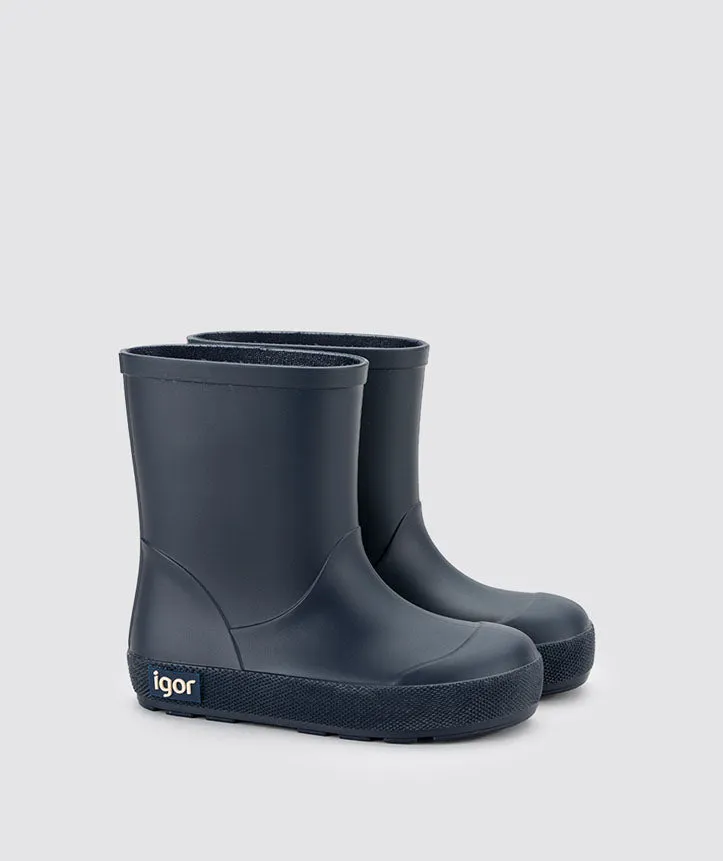 Igor Boy's and Girl's Yogi Rain Boots - Marino weather shield