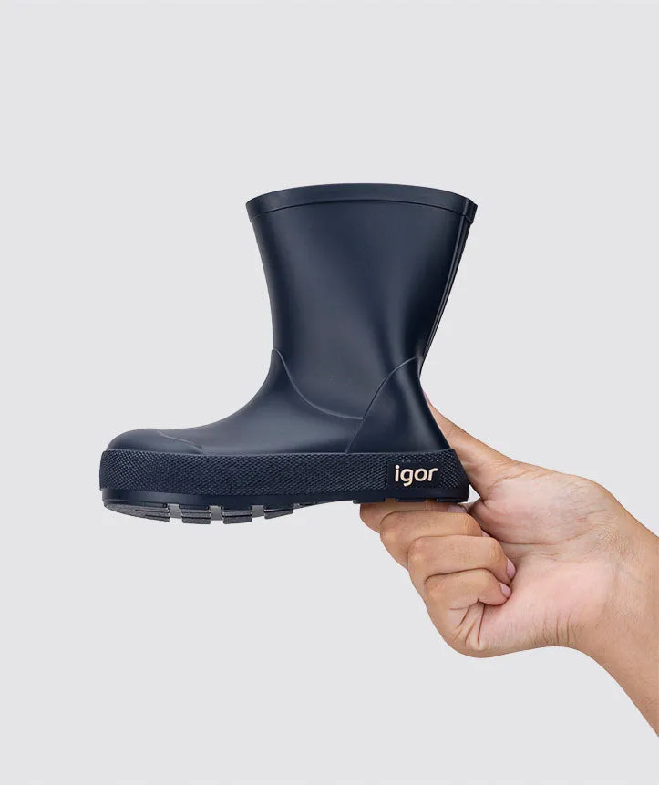 Igor Boy's and Girl's Yogi Rain Boots - Marino night walker