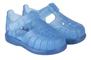 Igor Boy's Tobby V Sandals, Transparent Azul Active Calm
