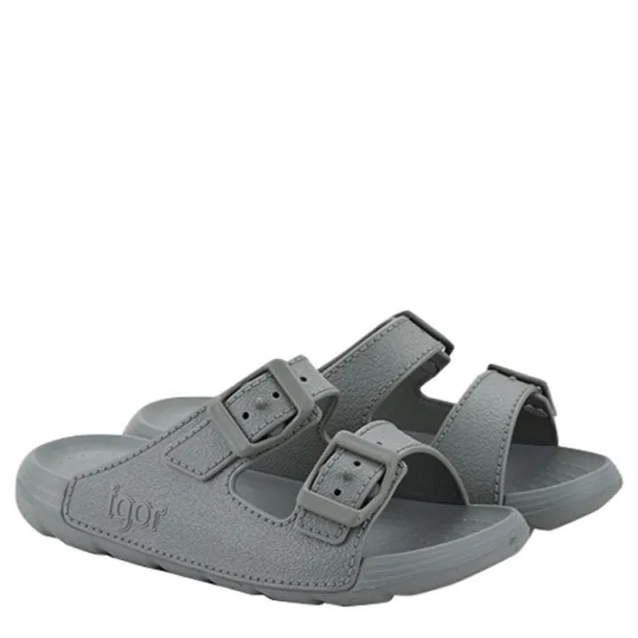 Igor Girl's and Boy's Kai Sandal - Verde Bare Trail