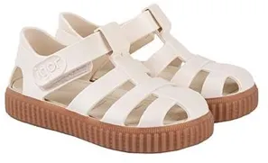 Igor Girl's and Boy's Nico Caramelo Jelly Sandals, Marfil Fresh Feet
