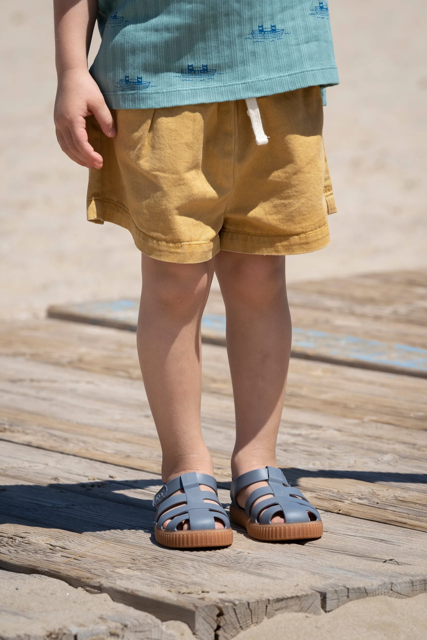 Igor Girl's and Boy's Nico Caramelo Sandal, Salvia Ocean Calm