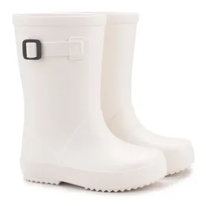 Igor Girl's and Boy's Splash Euri Rain Boots, Blanco earth trail