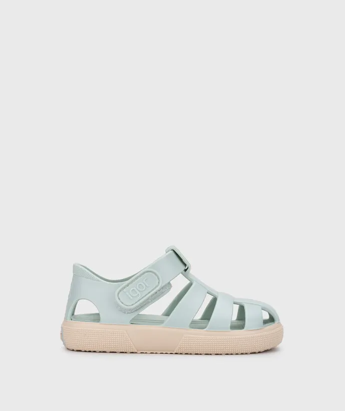 Igor Girl's Bay Sandals - Menta Bare Touch