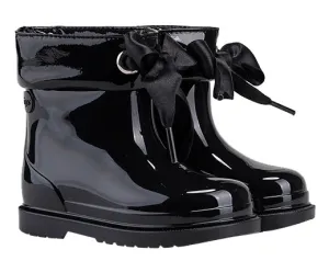 Igor Girl's Bimbi Lazo Rain Boots, Black daily ease
