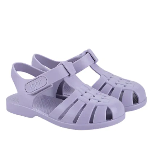 Igor Girl's Clasica V Sandals, Malva weekend feel