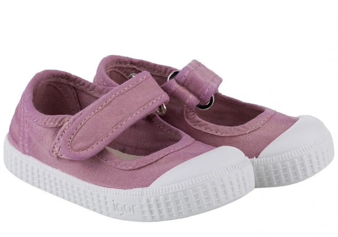 Igor Girl's Irene Mary Jane Shoes - Rosa feel home