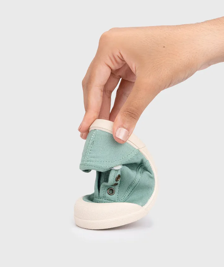 Igor Girl's Lona Laceless Shoes - Matcha soft motion