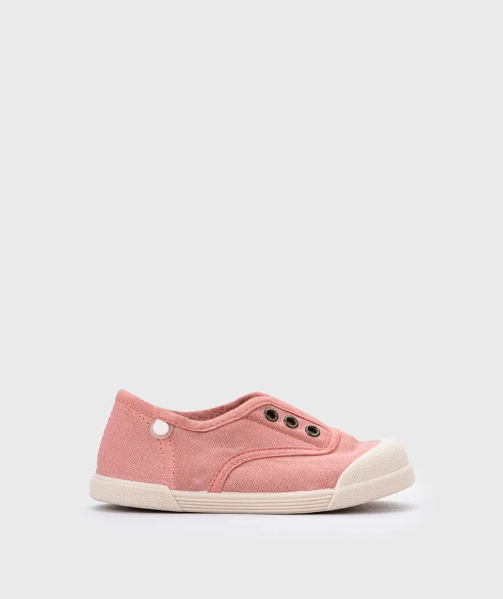 Igor Girl's Lona Laceless Shoes - Nuevo Rosa smooth vibe
