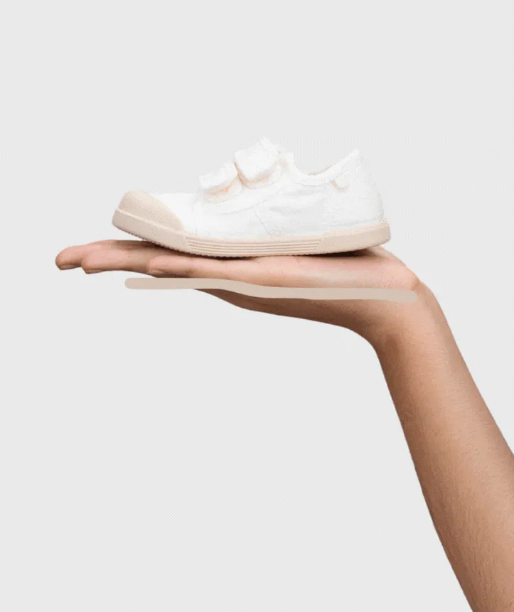 Igor Girl's Lona Mercedes Shoes - Blanco built smart