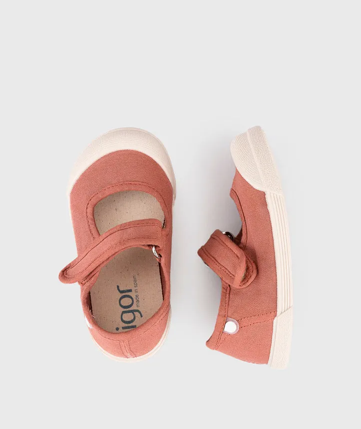 Igor Girl's Lona Mercedes Shoes - Terracota wardrobe core