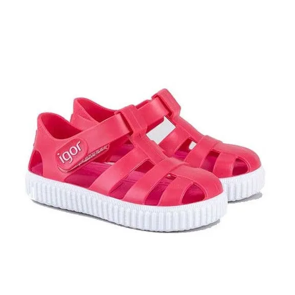 Igor Girl's Nico Sandals - Fucsia Urban Walk