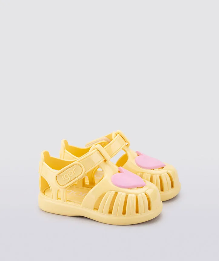 Igor Girl's S10310 Tobby Gloss Love Sandals - Vainilla Sunlight Walk