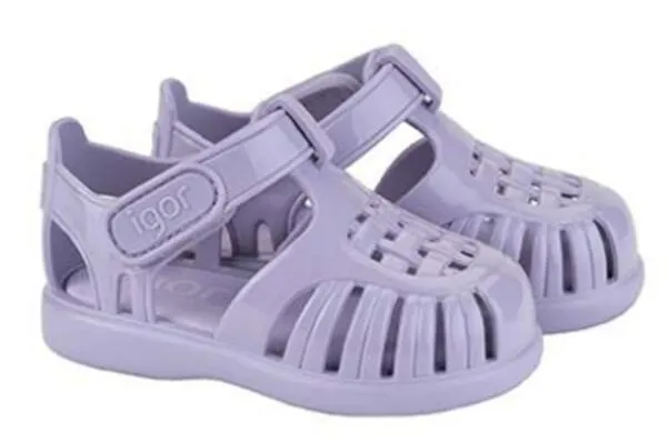 Igor Girl's S10311 Tobby Gloss Sandals - Malva Breeze Life
