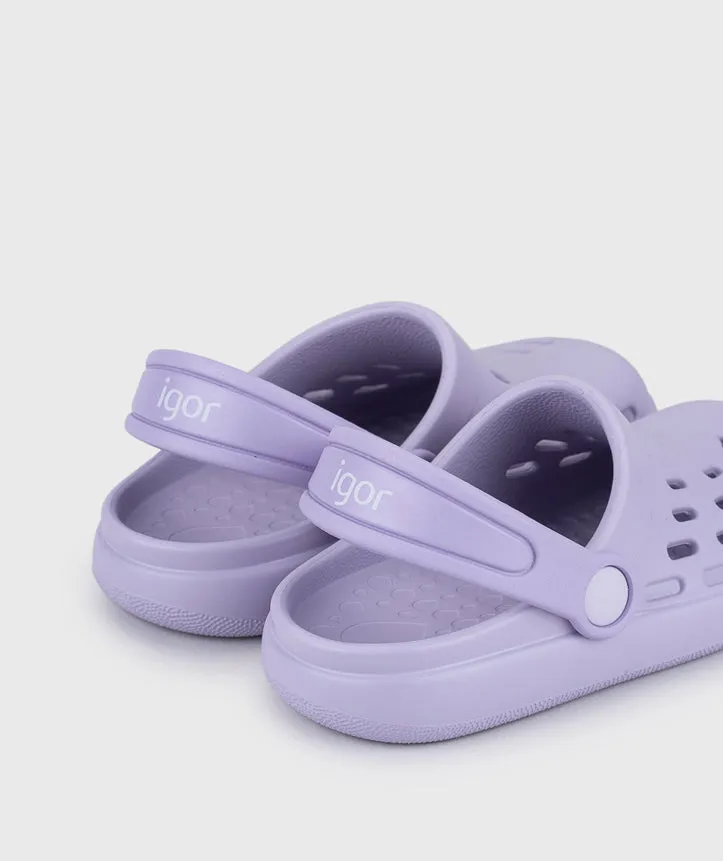 Igor Girl's Sport Sandals, Malva Clear Fit