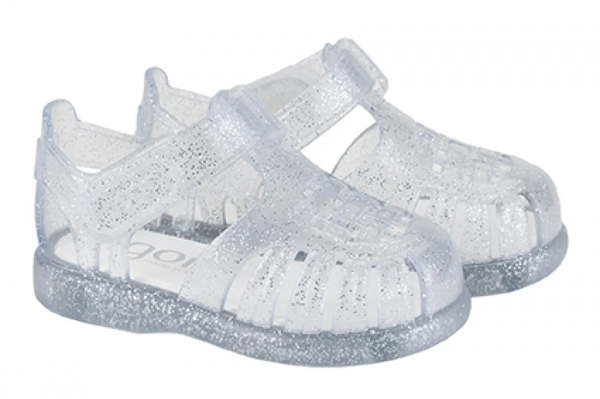 Igor Girl's Tobby Gloss Glitter Sandals - Transparente Sun Path