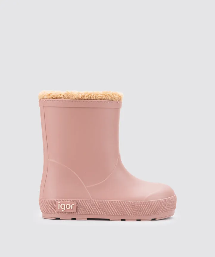 Igor Girl's Yogi Borreguito Rain Boots - Rosa heat shield