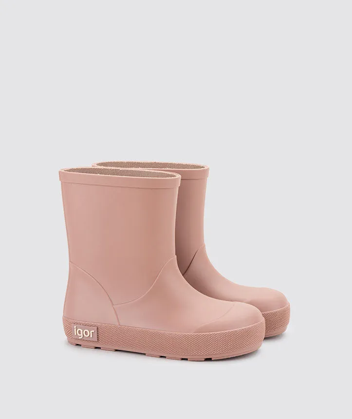 Igor Girl's Yogi Rain Boots - Rosa moon look