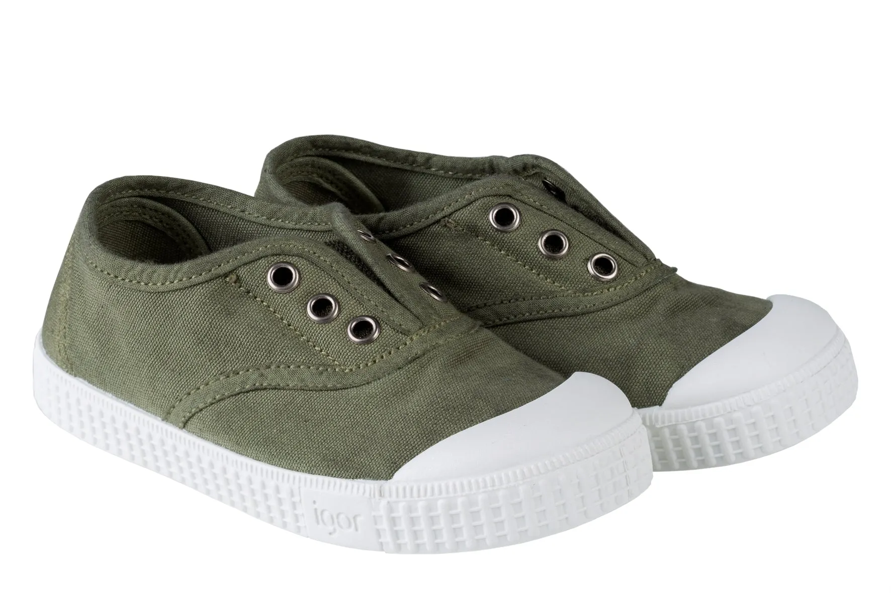 Igor S10161 Berri Canvas Shoes - Kaki metro style